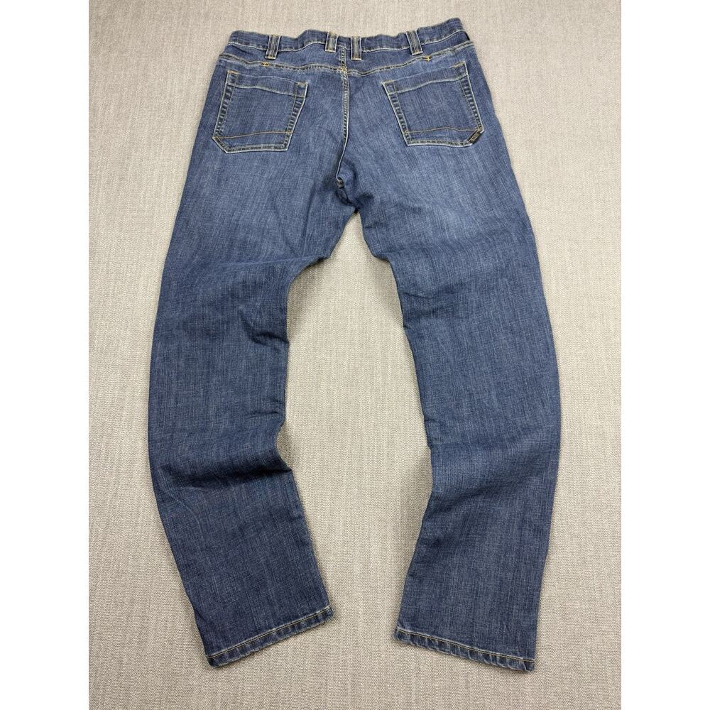 5.11 Tactical Jeans Mens 34x32 Blue Stretch Straight Leg Denim Pants - Picture 2 of 9